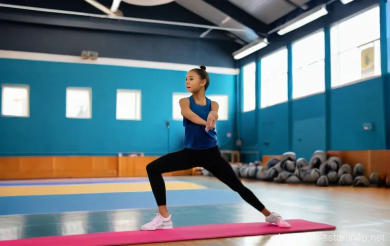 키오나 리의 아시아 체조 신성 - **Prompt 1: The Artistry of Kiana Li**
    "A stunning full-body shot of Kiana Li, a rhythmic gymnas...